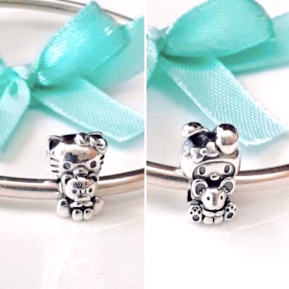 5 Charms Hello Kitty & Friends S925 SS Pandora Compatible - Picture 2 of 8